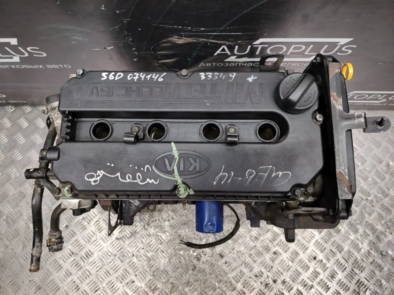 Двигатель Kia Shuma ЛИФТБЭК 1.6 S6D 2003 - миниатюра 5