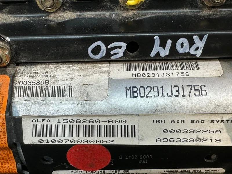 Подушка безопасности пассажира Alfa Romeo 146 - миниатюра 7