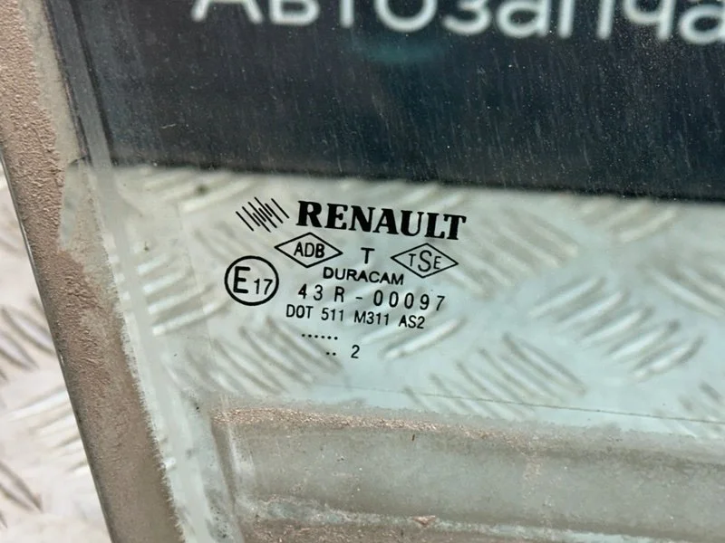 Стекло двери переднее правое Renault Clio СЕДАН - миниатюра 6