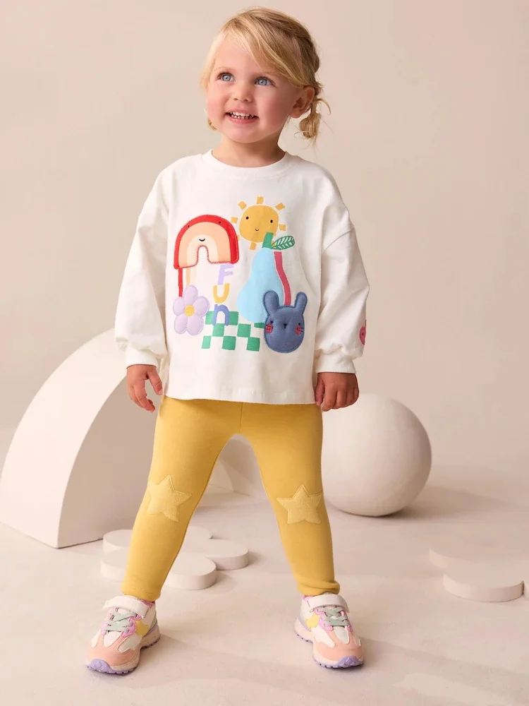 Лонгслив next для девочки 5-6 лет 116 см - миниатюра 2