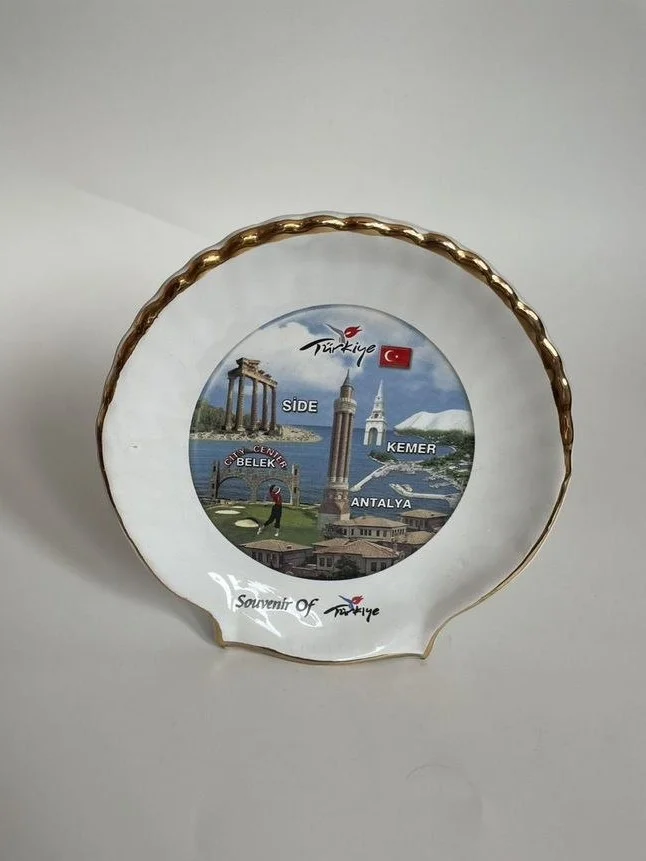 Тарелка сувенирная Турция, 16 см - миниатюра 3
