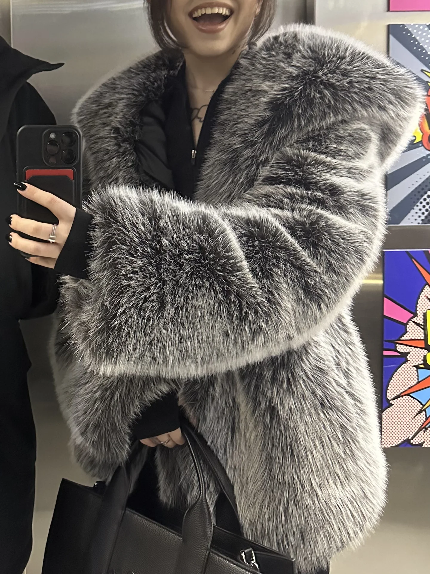 Шуба из искусственного меха GRV Premium Furs Р42 - миниатюра 5