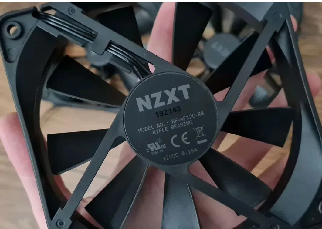 Вентилятор nzxt 120мм RF-AF12C-RB, Rifle Bearing - миниатюра 2