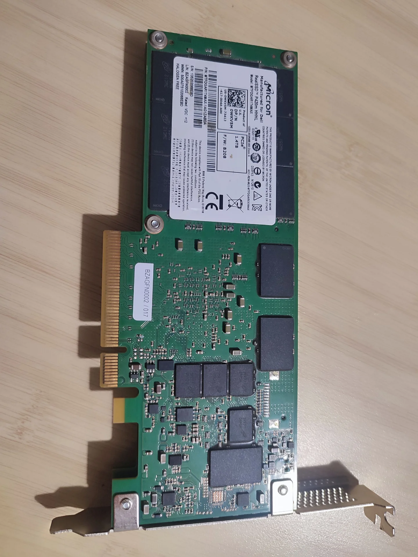 SSD PCI Micron p420m 1.4Tb - миниатюра 6