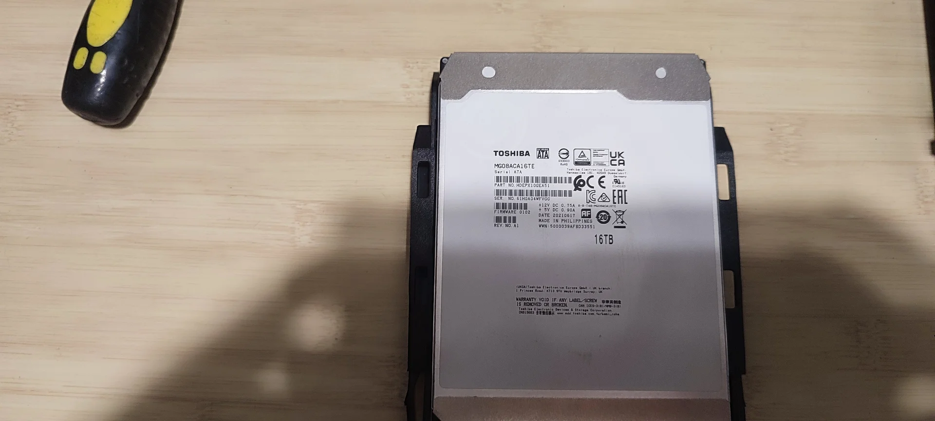 HDD Toshiba mg08aca16te 16Tb - миниатюра 2