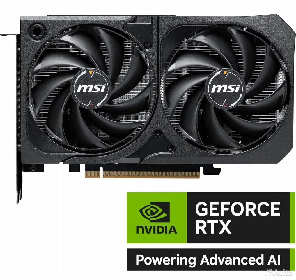 Видеокарта MSI Nvidia RTX 5060 Shadow 2X OC - изображение 1