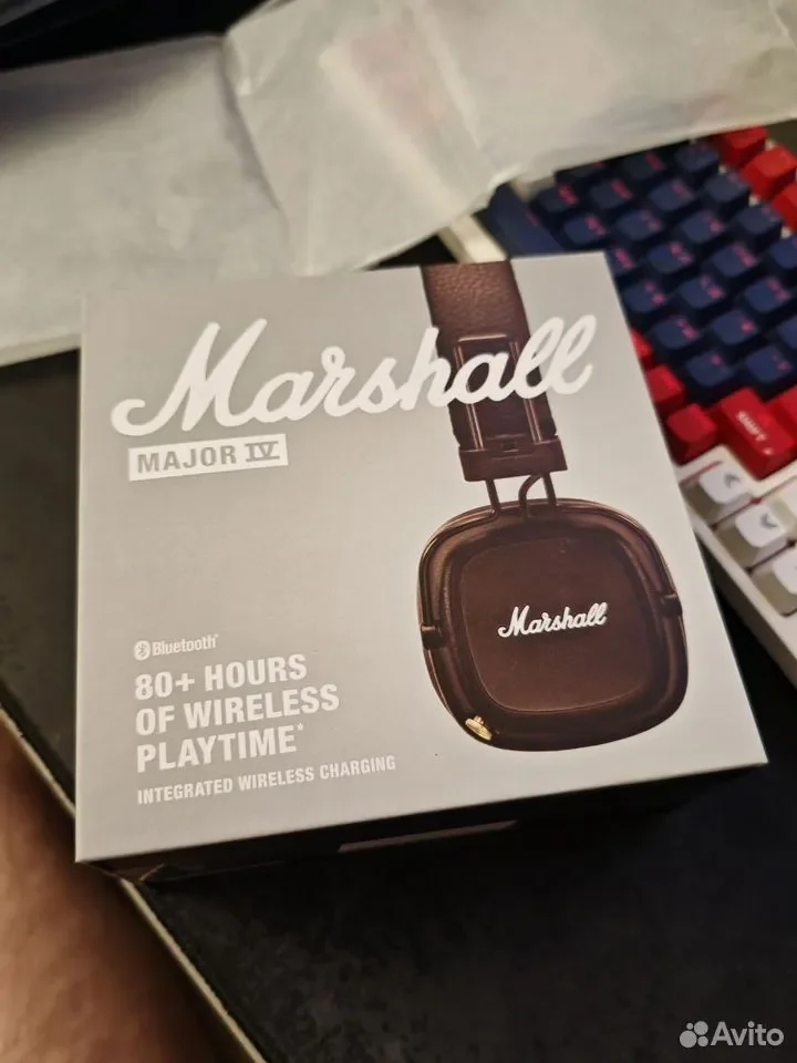 Наушники Marshall Major IV 4 Оригинал - миниатюра 2