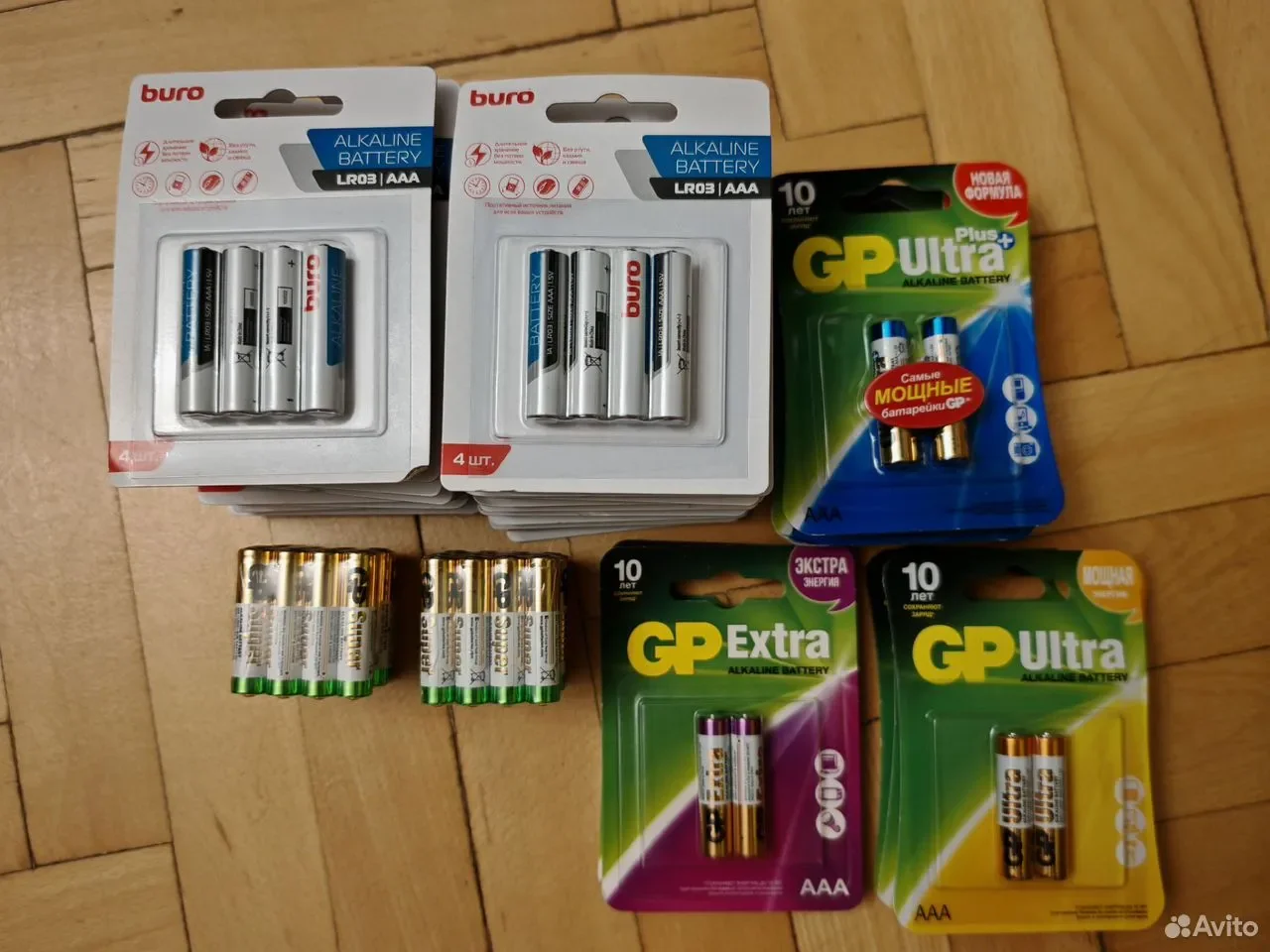 Батарейки Duracell, GP, Buro, AA, AAA - изображение 1