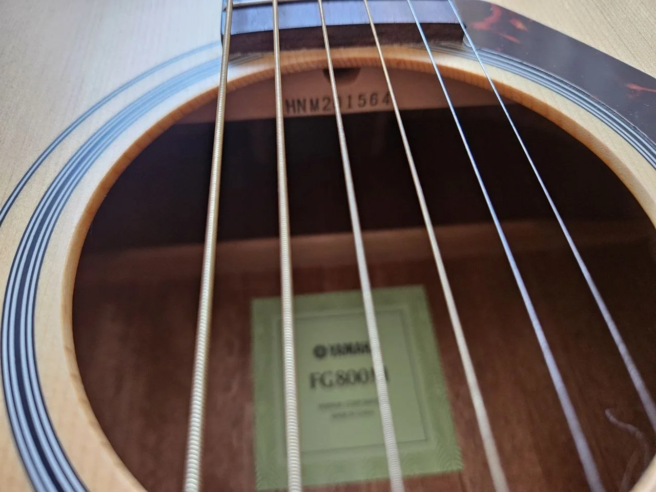 Гитара yamaha fg800 оригинал - миниатюра 4