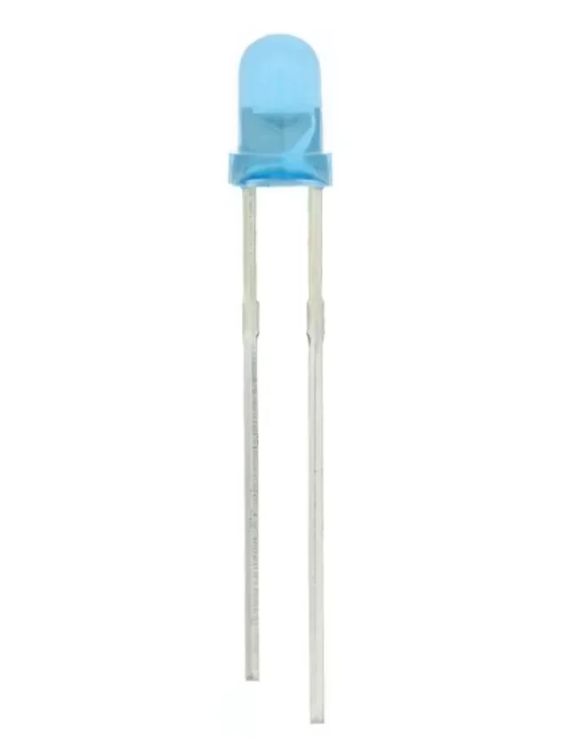 LED 3 мм, матовый (диффузный) синий - изображение 1
