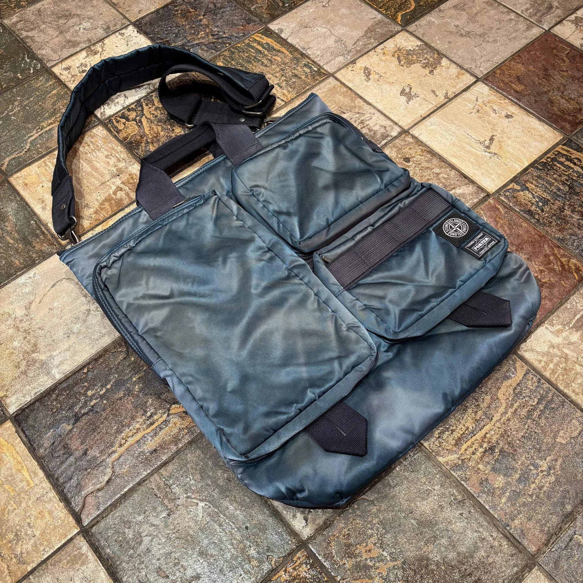 Stone island x porter сумка - миниатюра 2