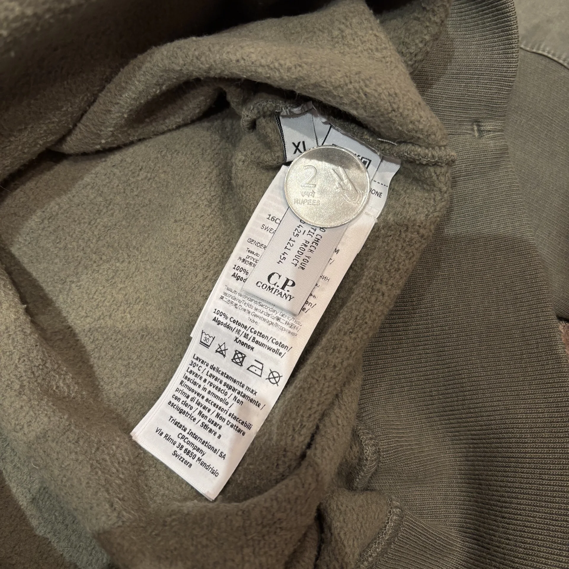 Cp company x palace худи - миниатюра 4
