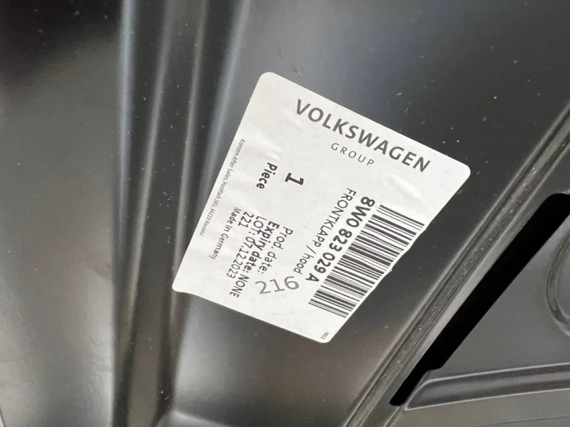 Капот передний Audi A4 B9 2015-2025 - миниатюра 4