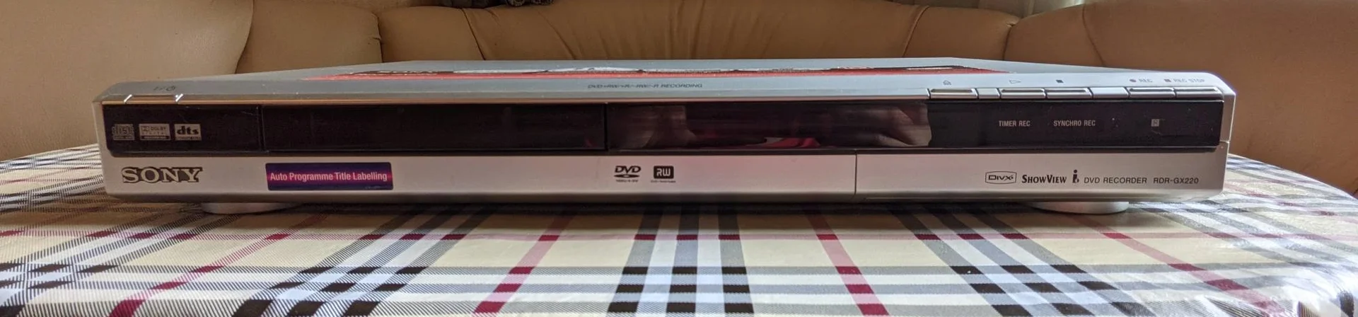 DVD - рекордер плеер Sony RDR-GX220 есть поломка и Оригинальная инструкция на РУССКОМ языке - миниатюра 3