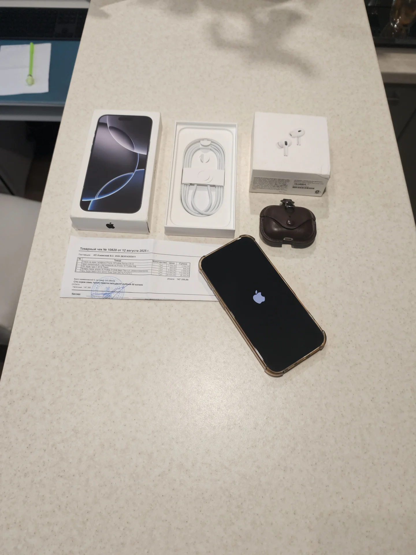 Apple iPhone 16Pro max 512Gb+наушники - миниатюра 2