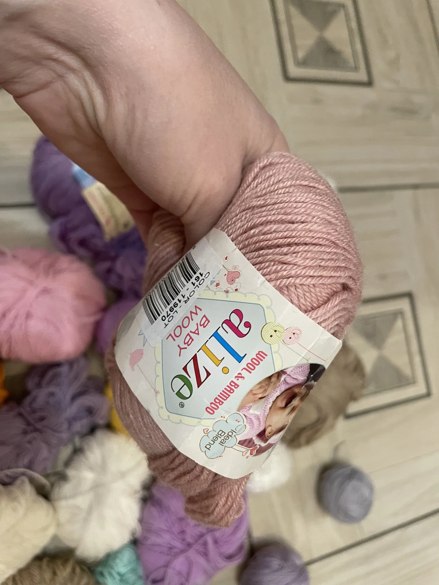 Пряжа полушерсть baby wool - миниатюра 2