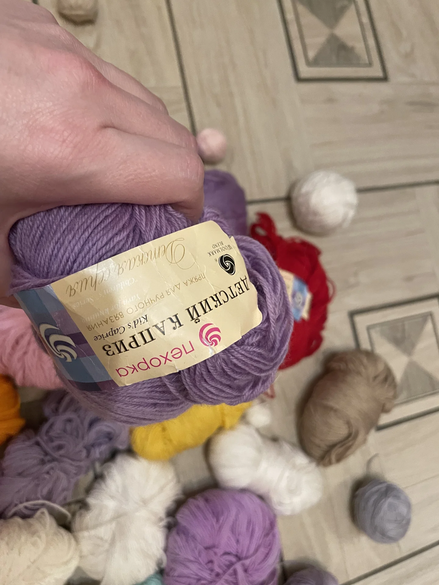 Пряжа полушерсть baby wool - миниатюра 3