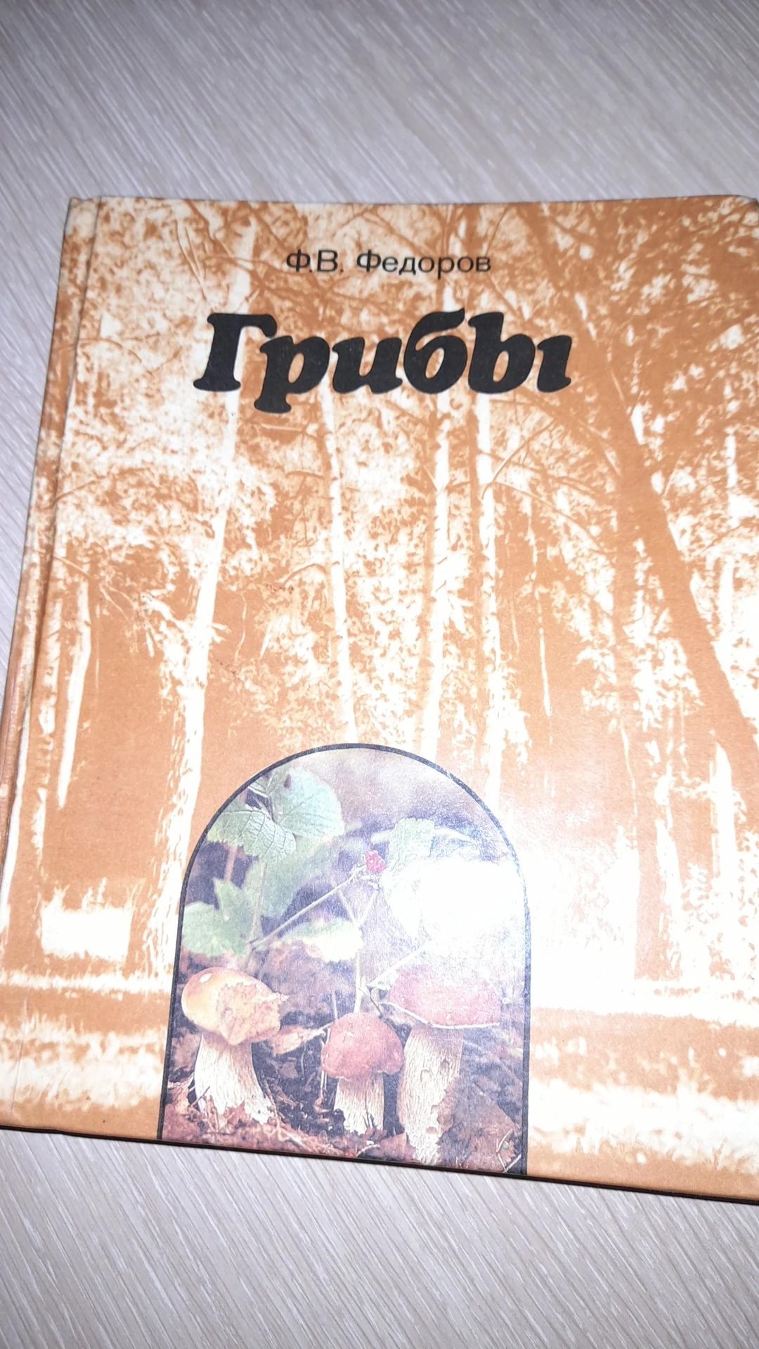 Книга ГРИБЫ,1985год,автор Федоров Ф.В. - изображение 1