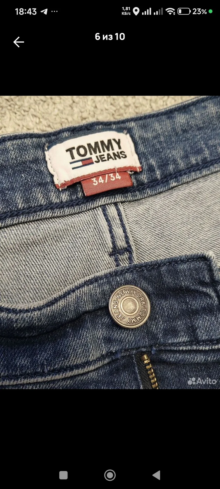 Продам джинсы Tommy jeans - миниатюра 6
