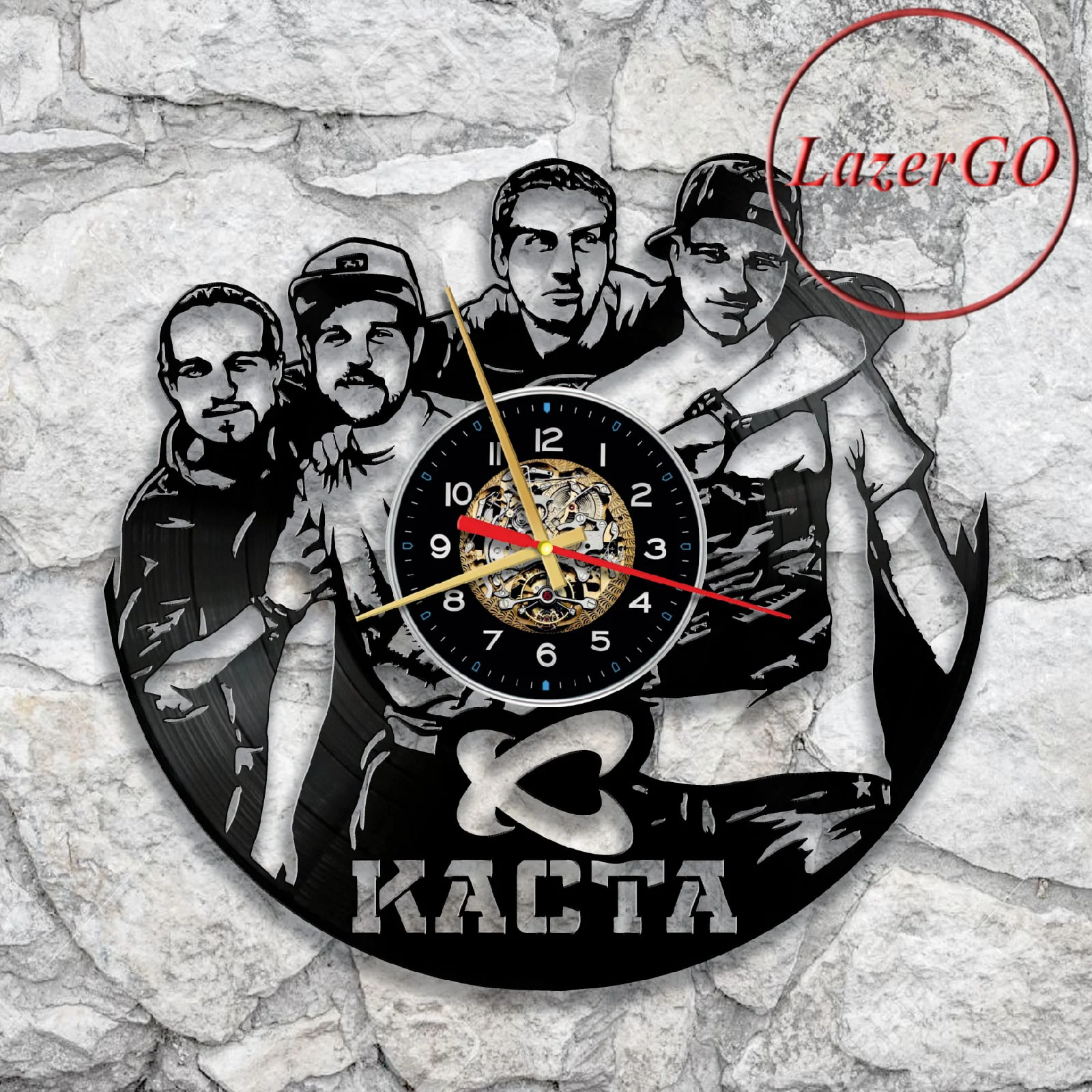 Часы из виниловой пластинки - миниатюра 9