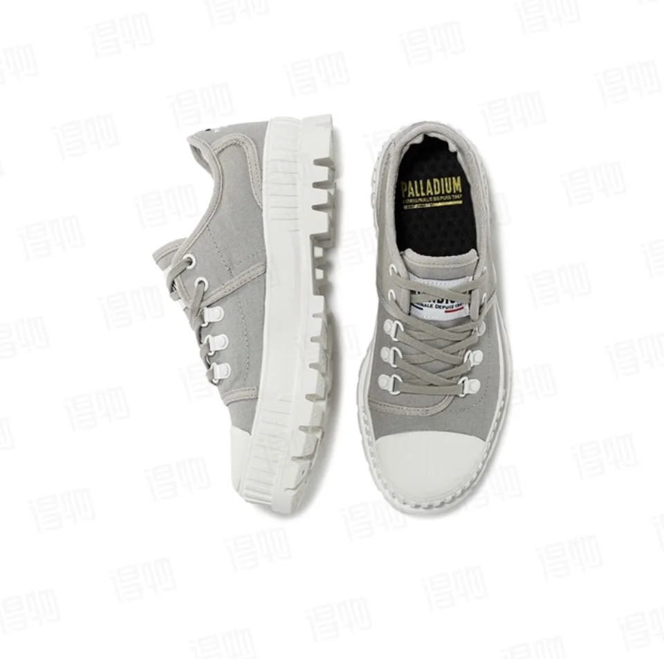 Кроссовки Palladium Pallashock Hkr Lo Light Gray - миниатюра 3