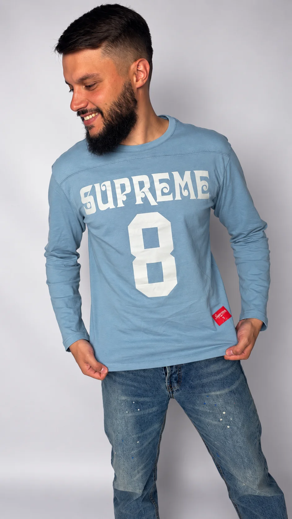 Лонгслив Supreme Affiliated L/S Football Top - миниатюра 4