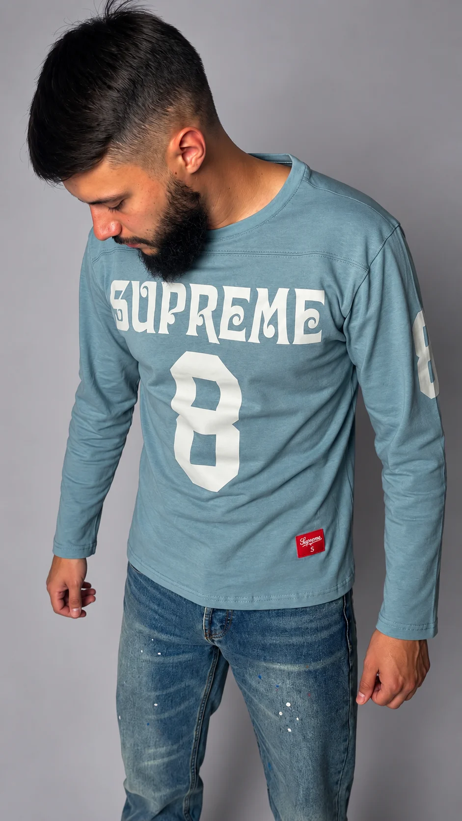 Лонгслив Supreme Affiliated L/S Football Top - миниатюра 10