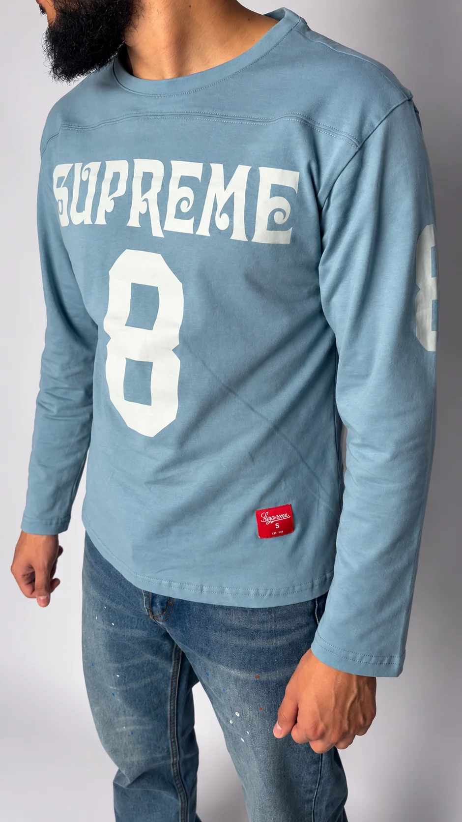 Лонгслив Supreme Affiliated L/S Football Top - миниатюра 12