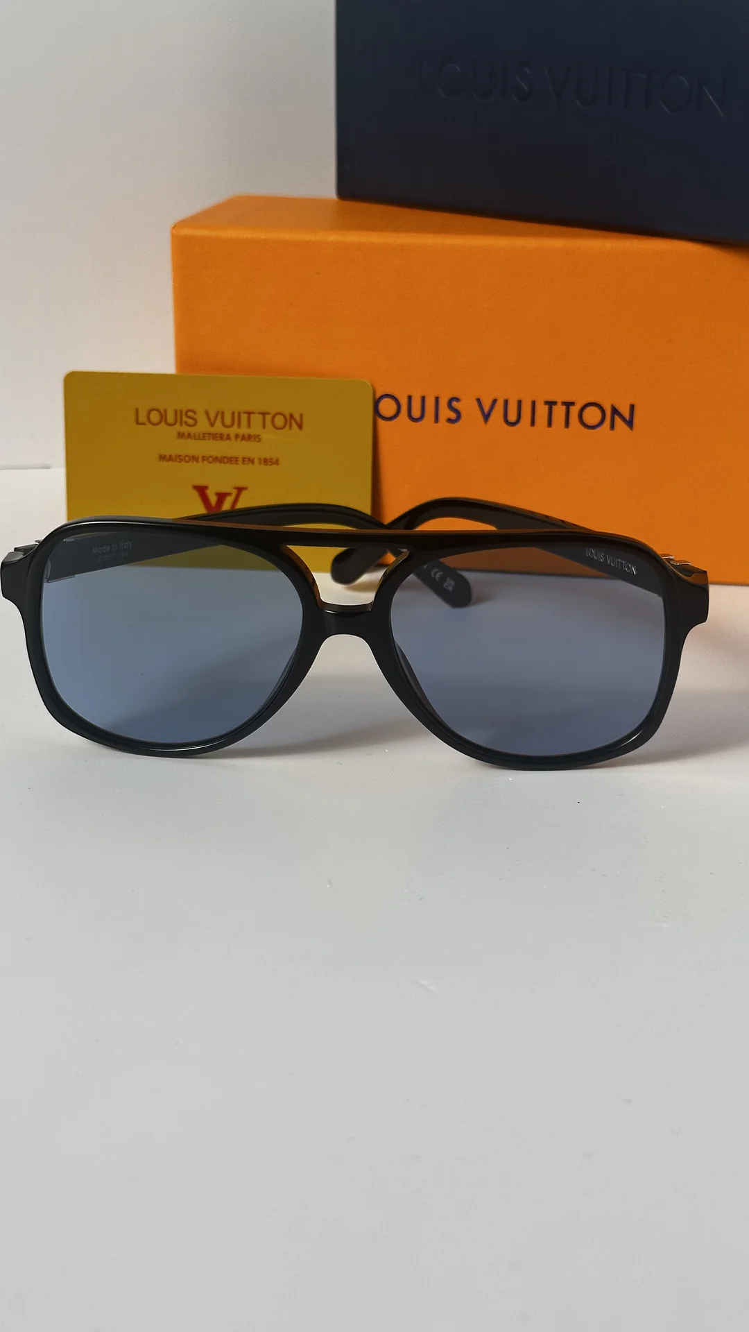 Очки Louis Vuitton синие - миниатюра 2