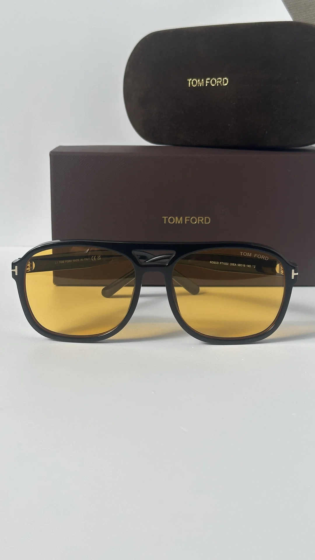 Очки Tom Ford оранжевые - миниатюра 2