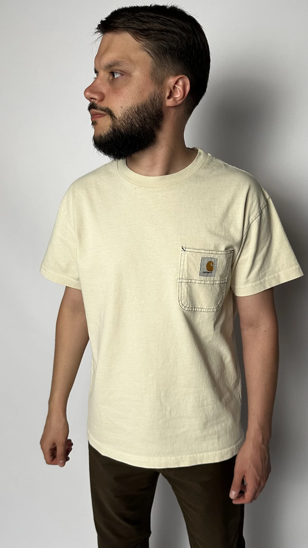 Футболка Carhartt бежевая - изображение 1