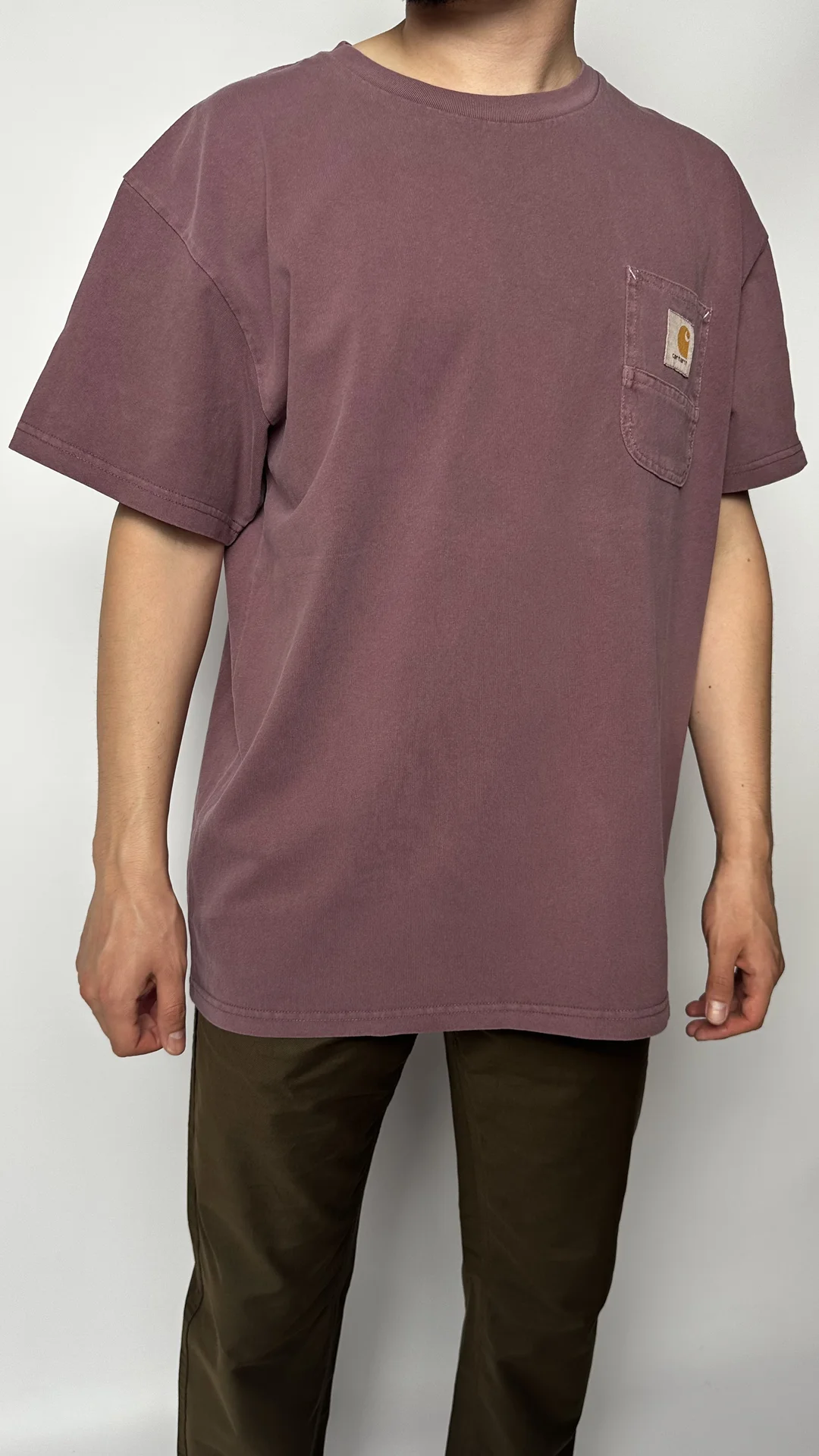 Футболка Carhartt бордовая - миниатюра 2