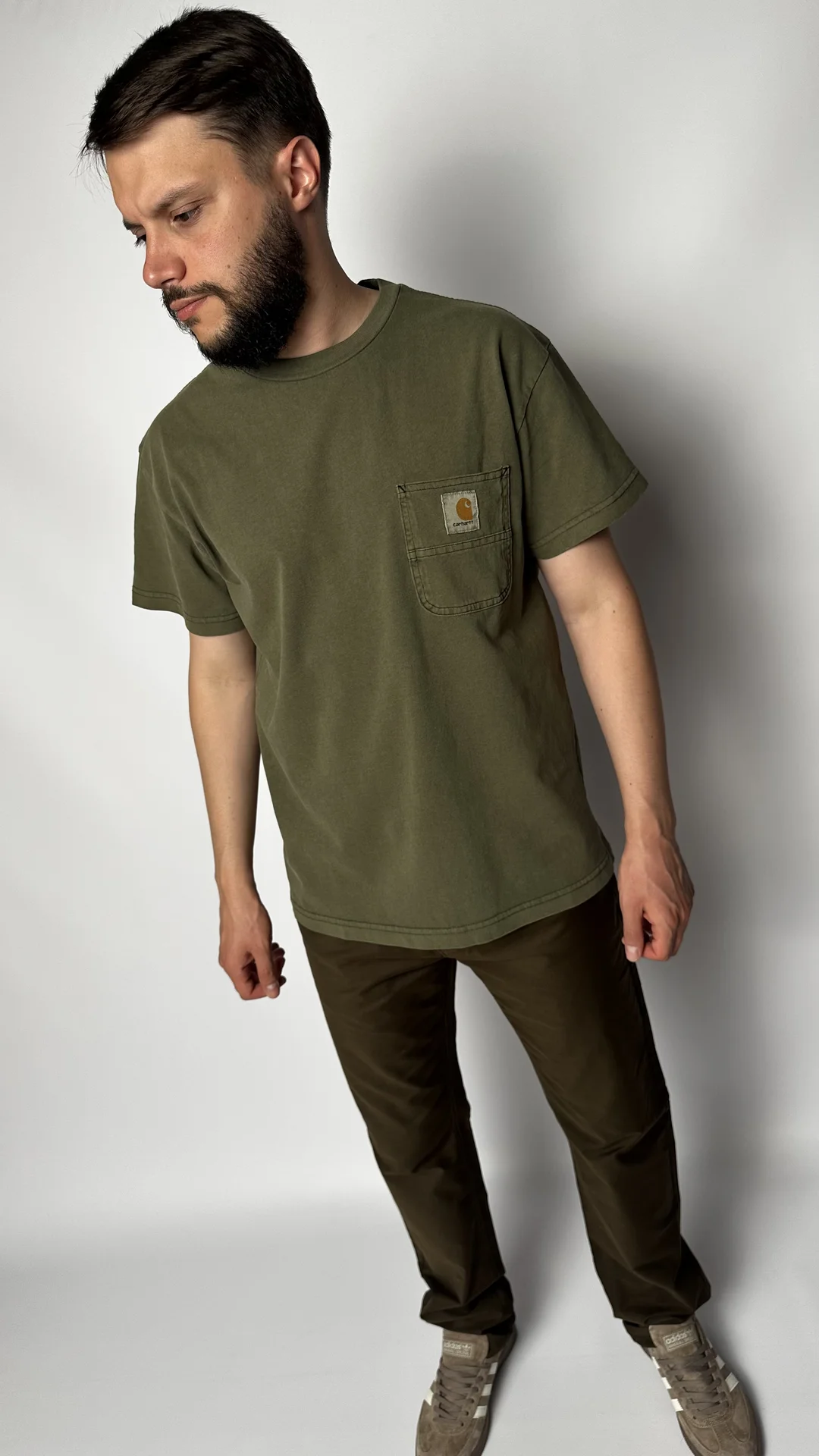 Футболка Carhartt зеленая - изображение 1