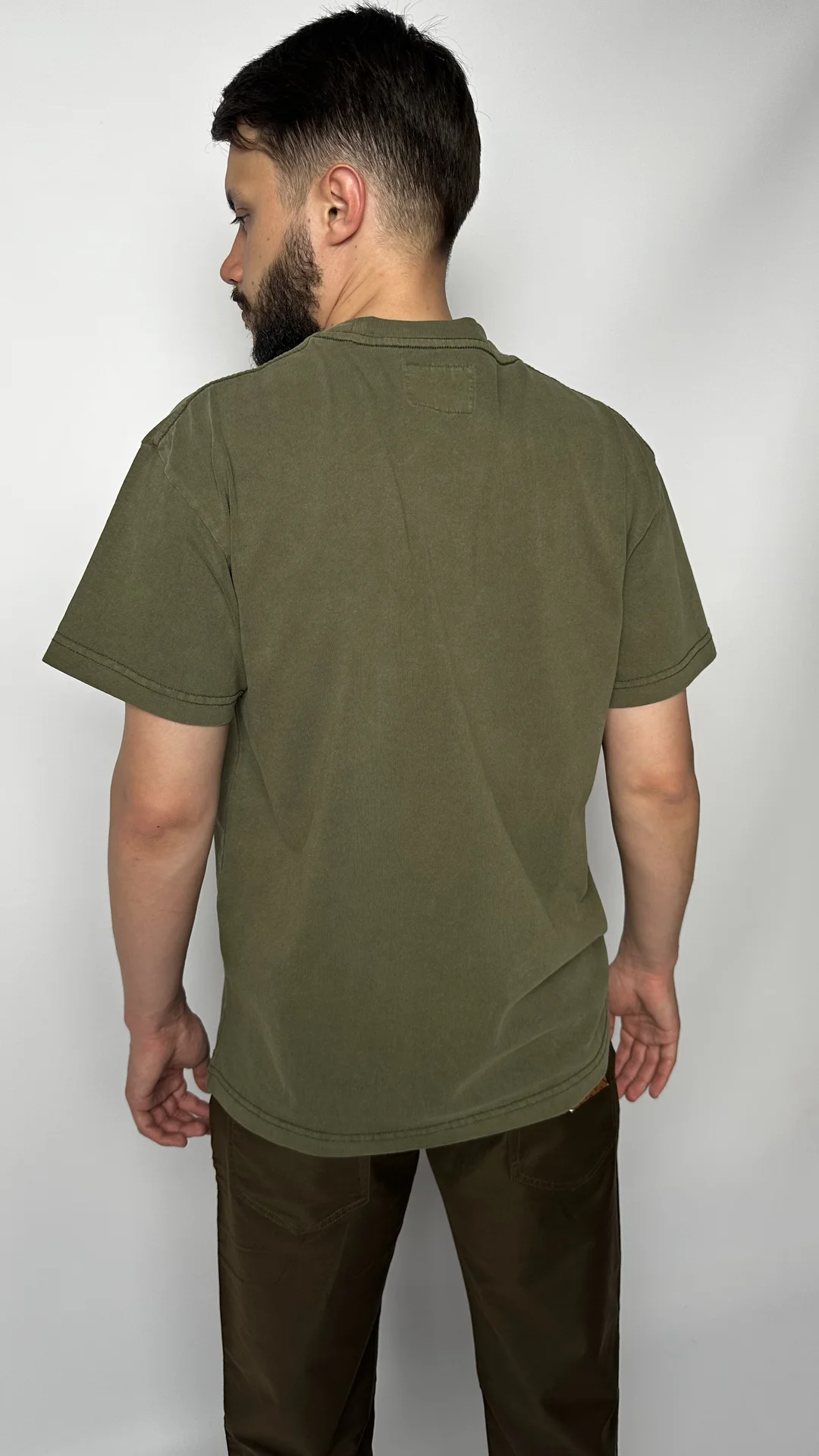 Футболка Carhartt зеленая - миниатюра 7