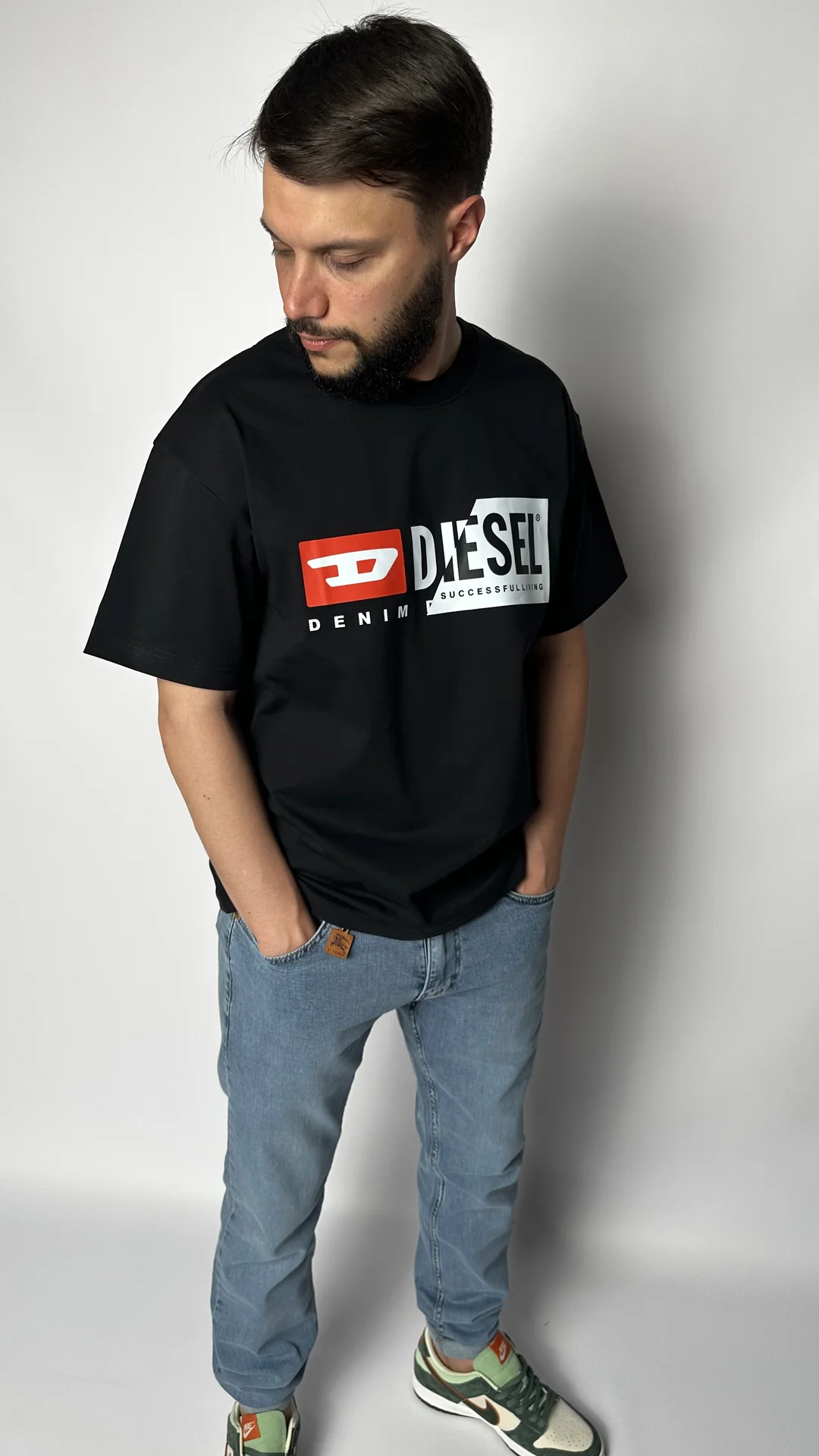 футболка Diesel черная - изображение 1