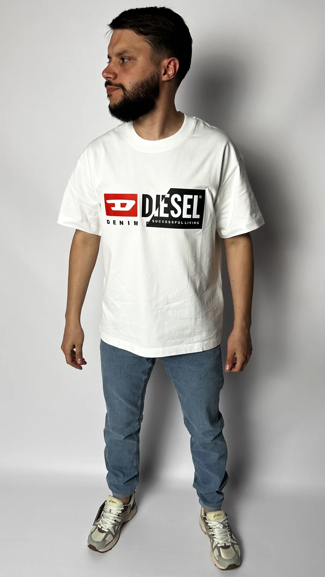 Футболка Diesel белая - изображение 1