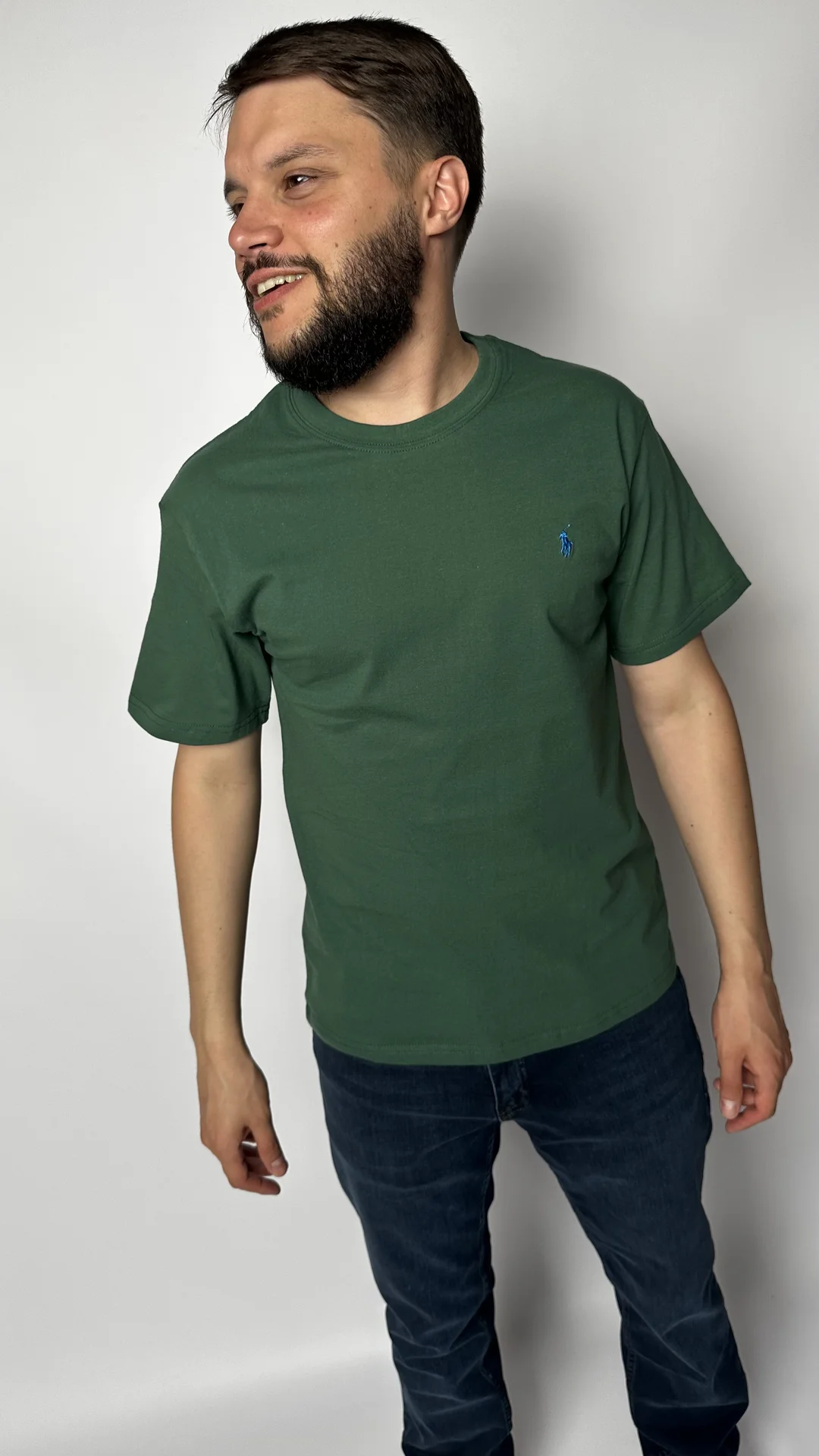 Футболка Polo Ralph Lauren зеленая - изображение 1