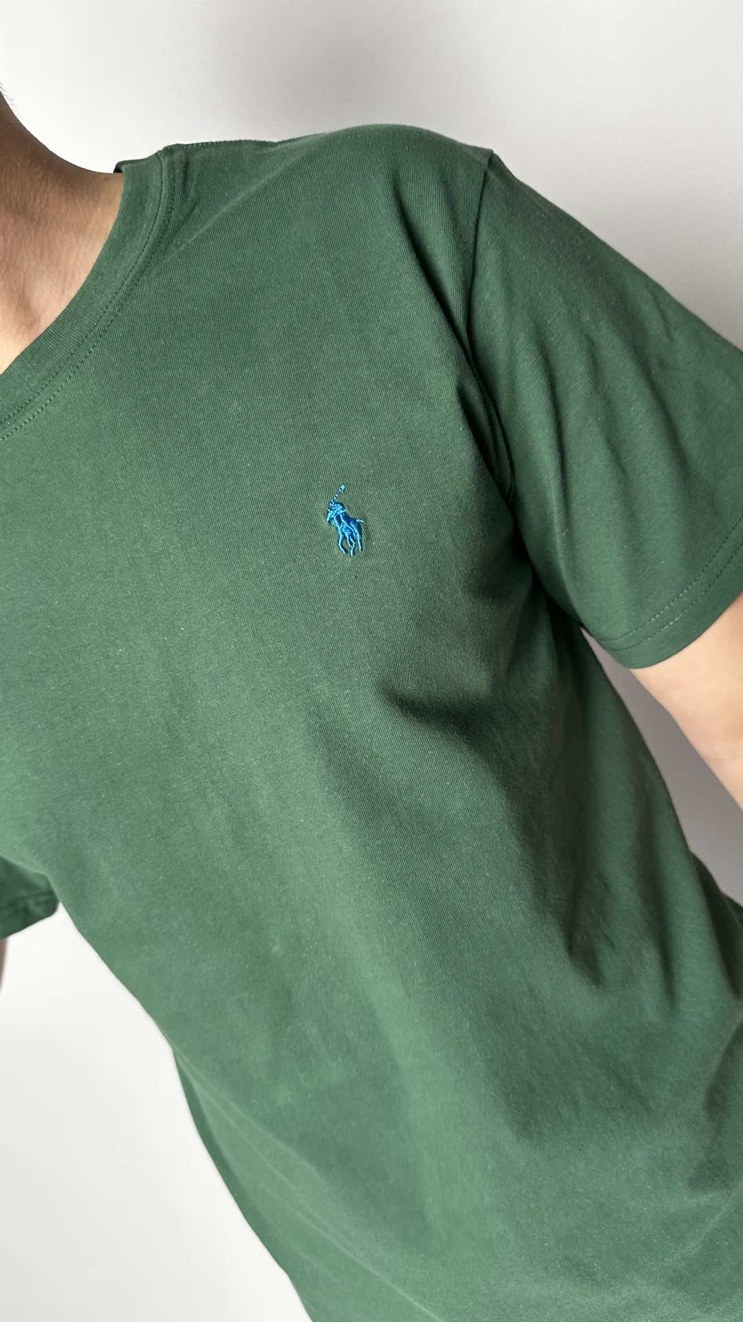 Футболка Polo Ralph Lauren зеленая - миниатюра 3