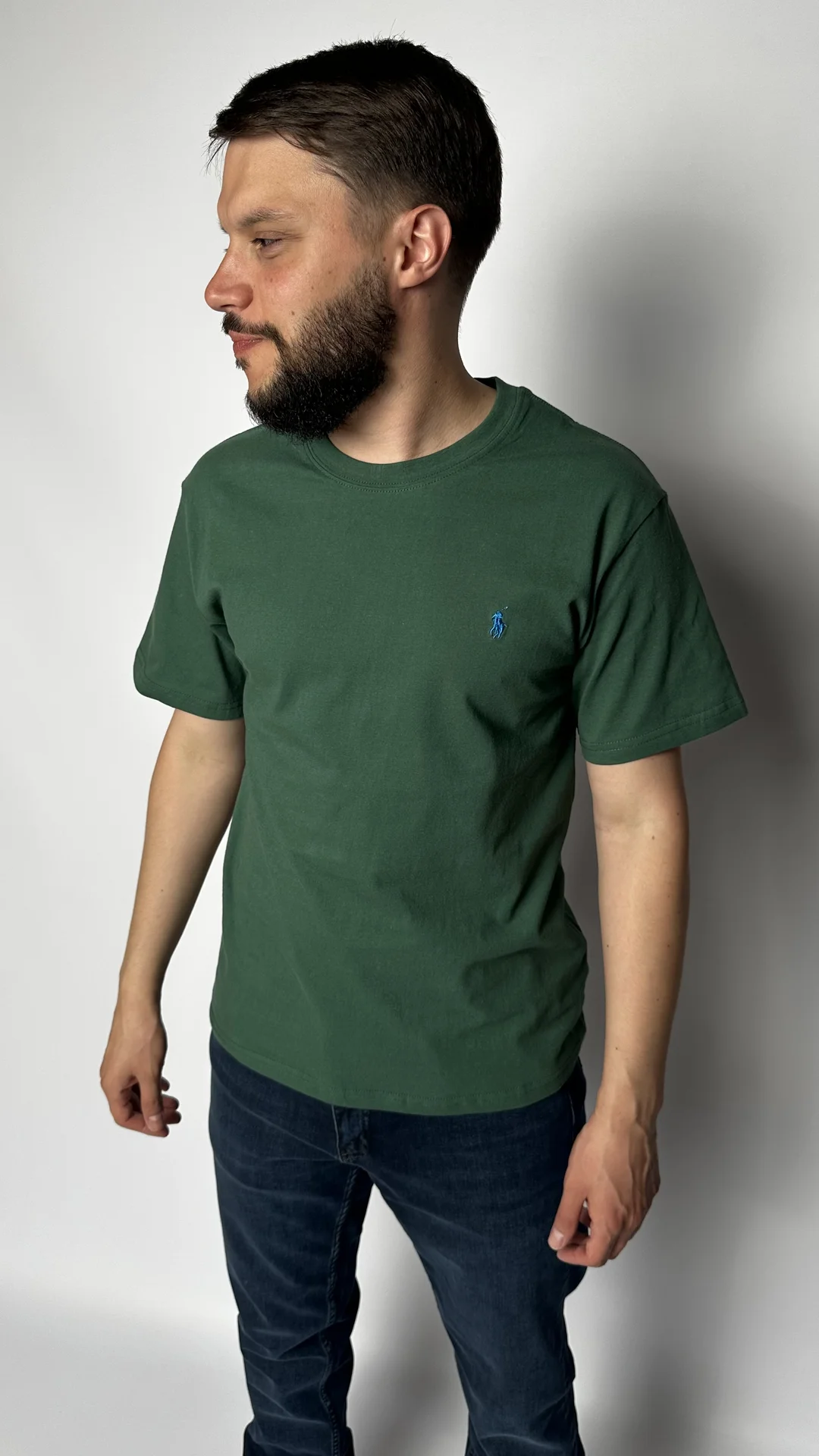 Футболка Polo Ralph Lauren зеленая - миниатюра 7