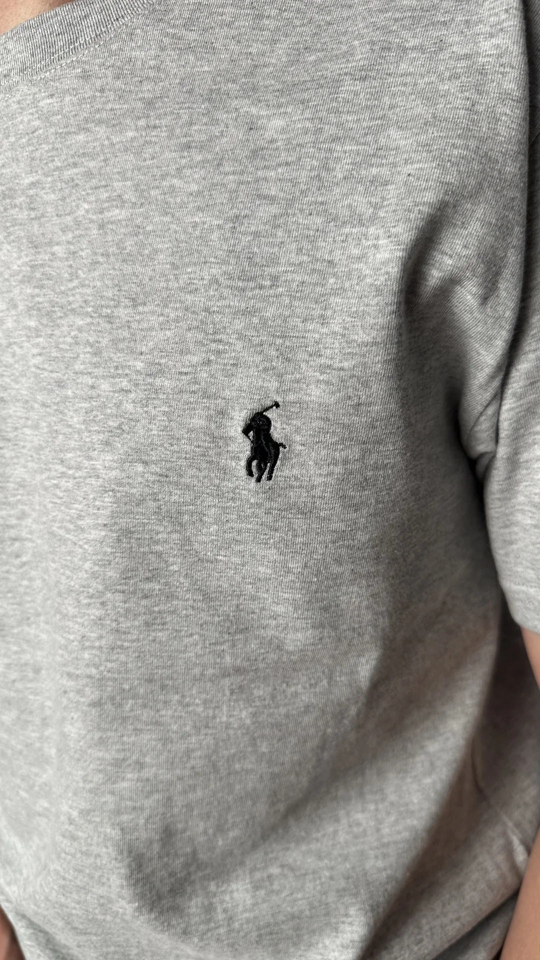 Футболка Polo Ralph Lauren серая - миниатюра 4