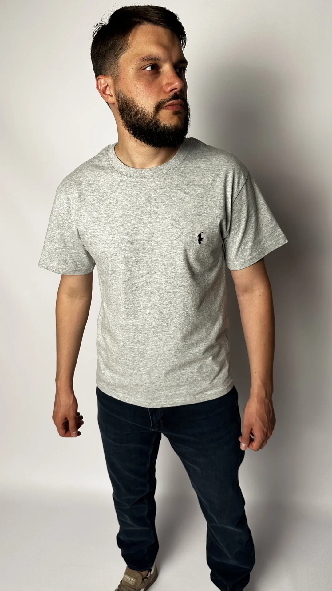 Футболка Polo Ralph Lauren серая - миниатюра 7