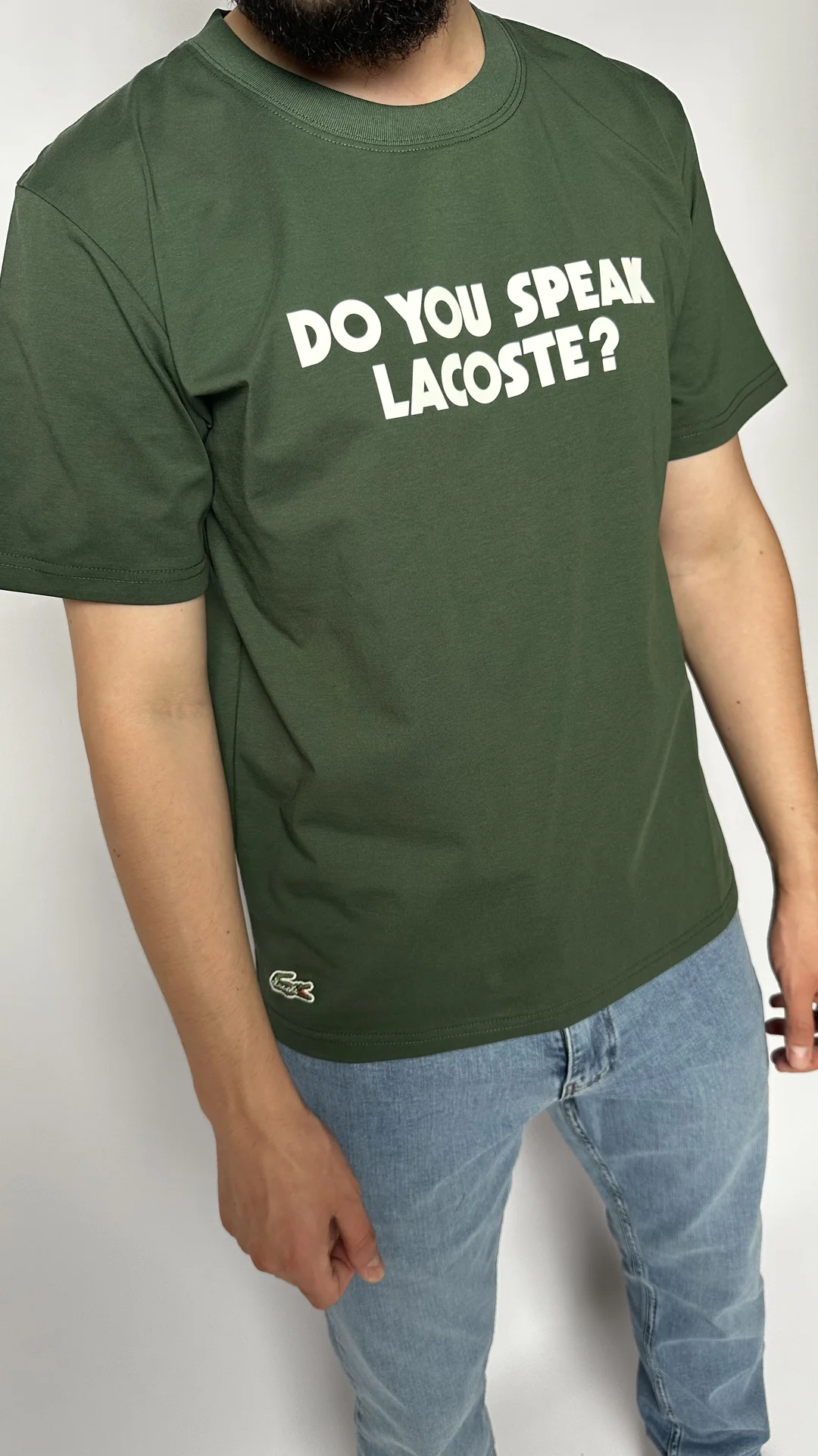 Футболка Lacoste зеленая - миниатюра 3