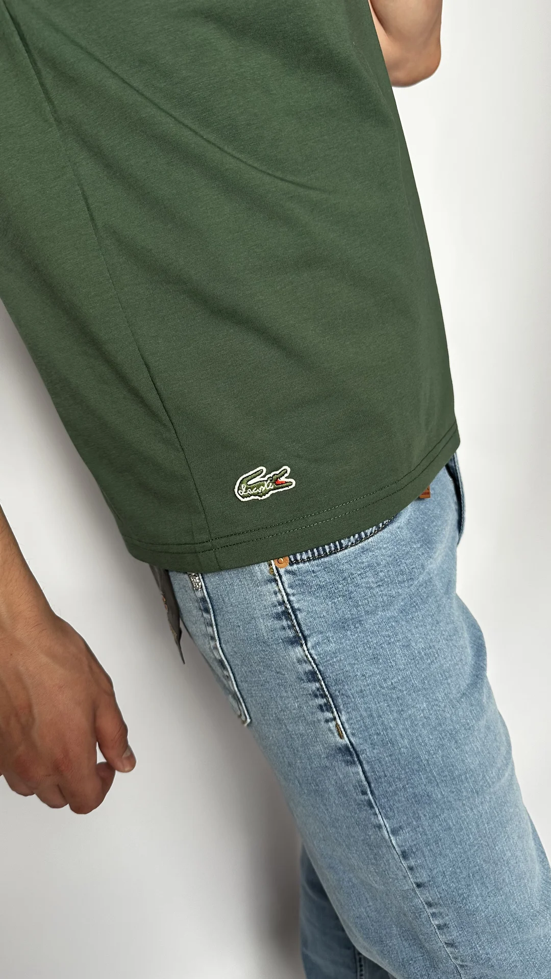 Футболка Lacoste зеленая - миниатюра 5