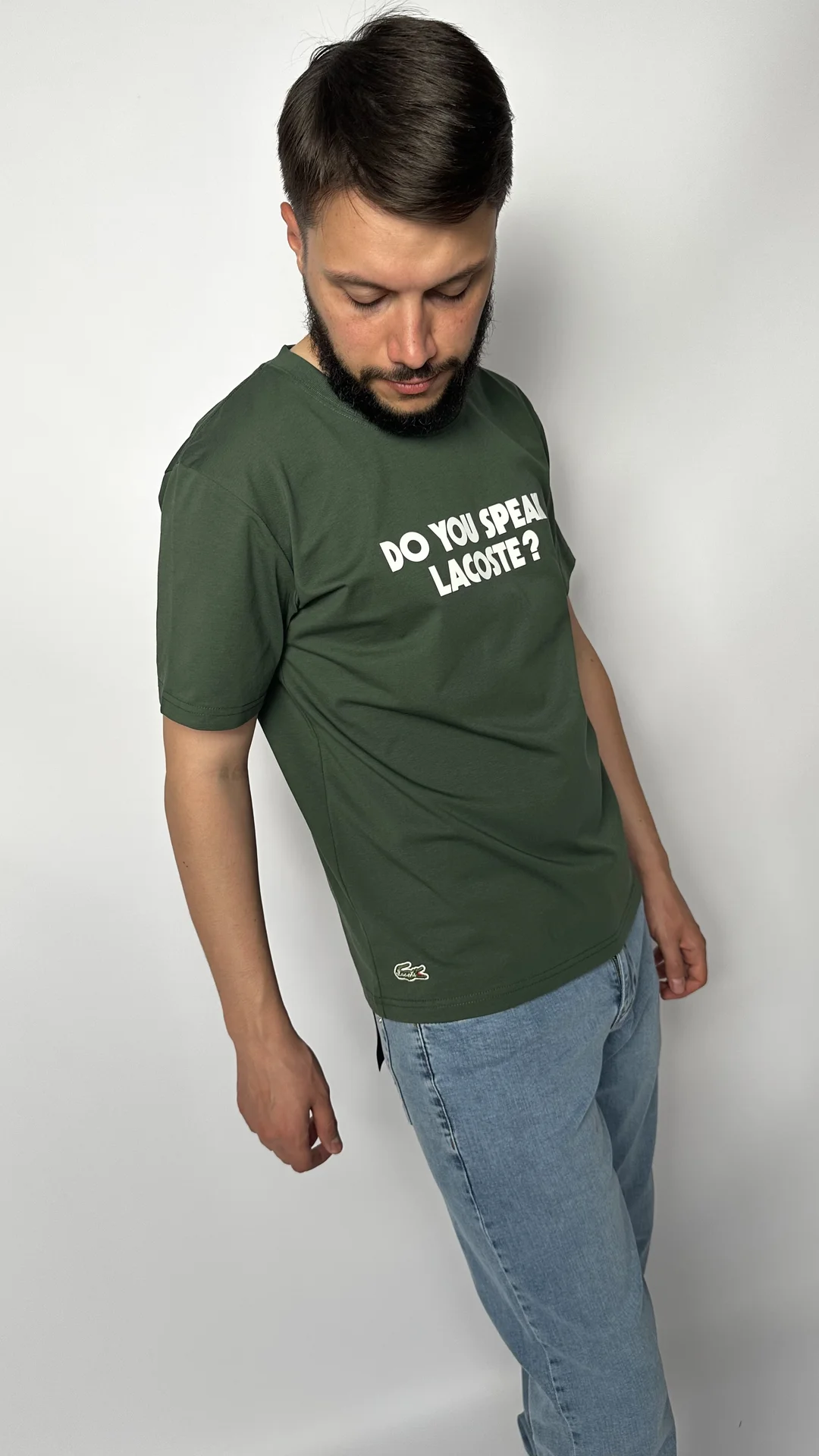 Футболка Lacoste зеленая - миниатюра 6