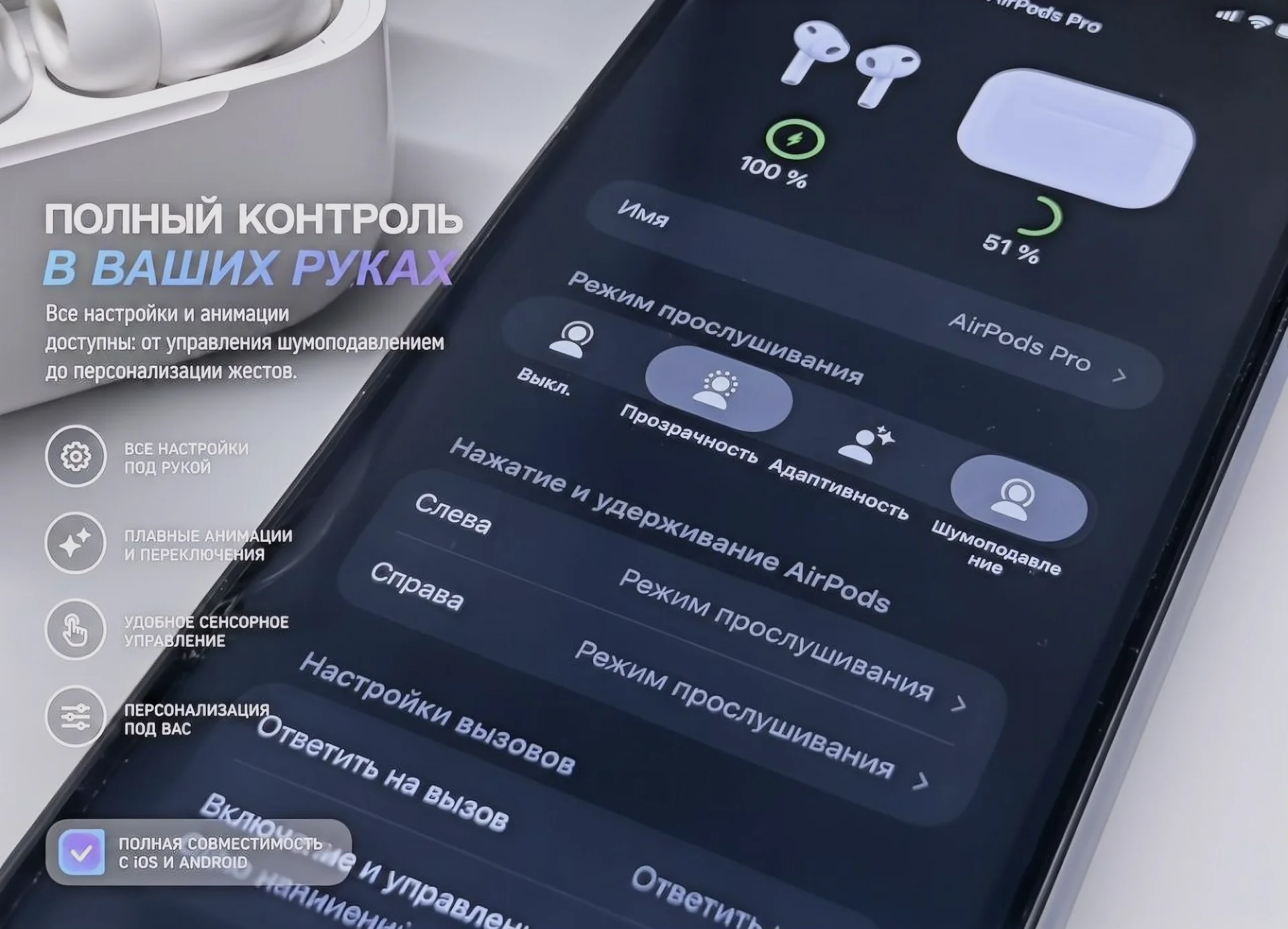 AirPods Pro 3 Новые Гарантия Доставка - миниатюра 4