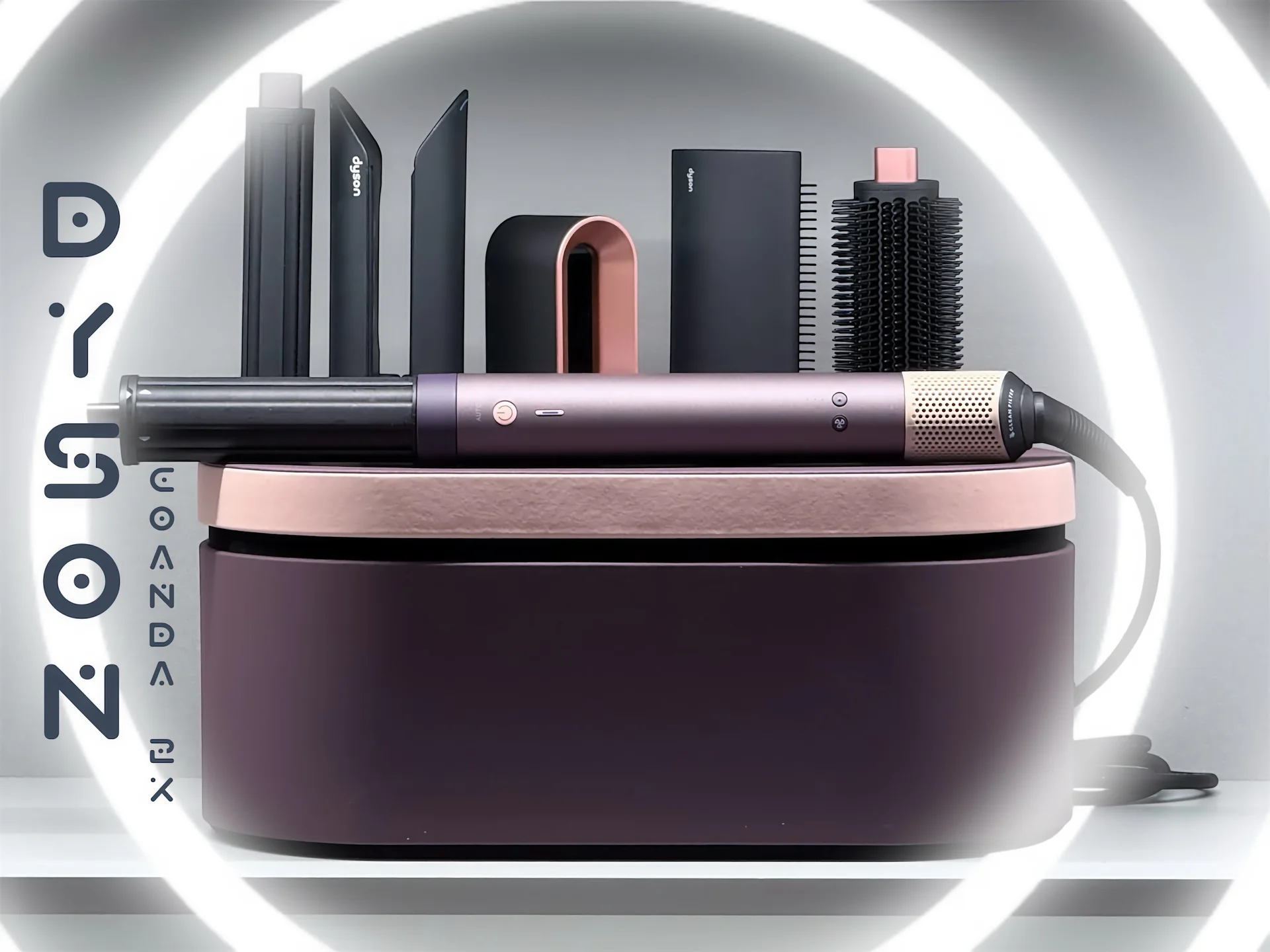 Стайлер Dyson HS09 Airwrap Co-anda 2x Jasper Plum - изображение 1