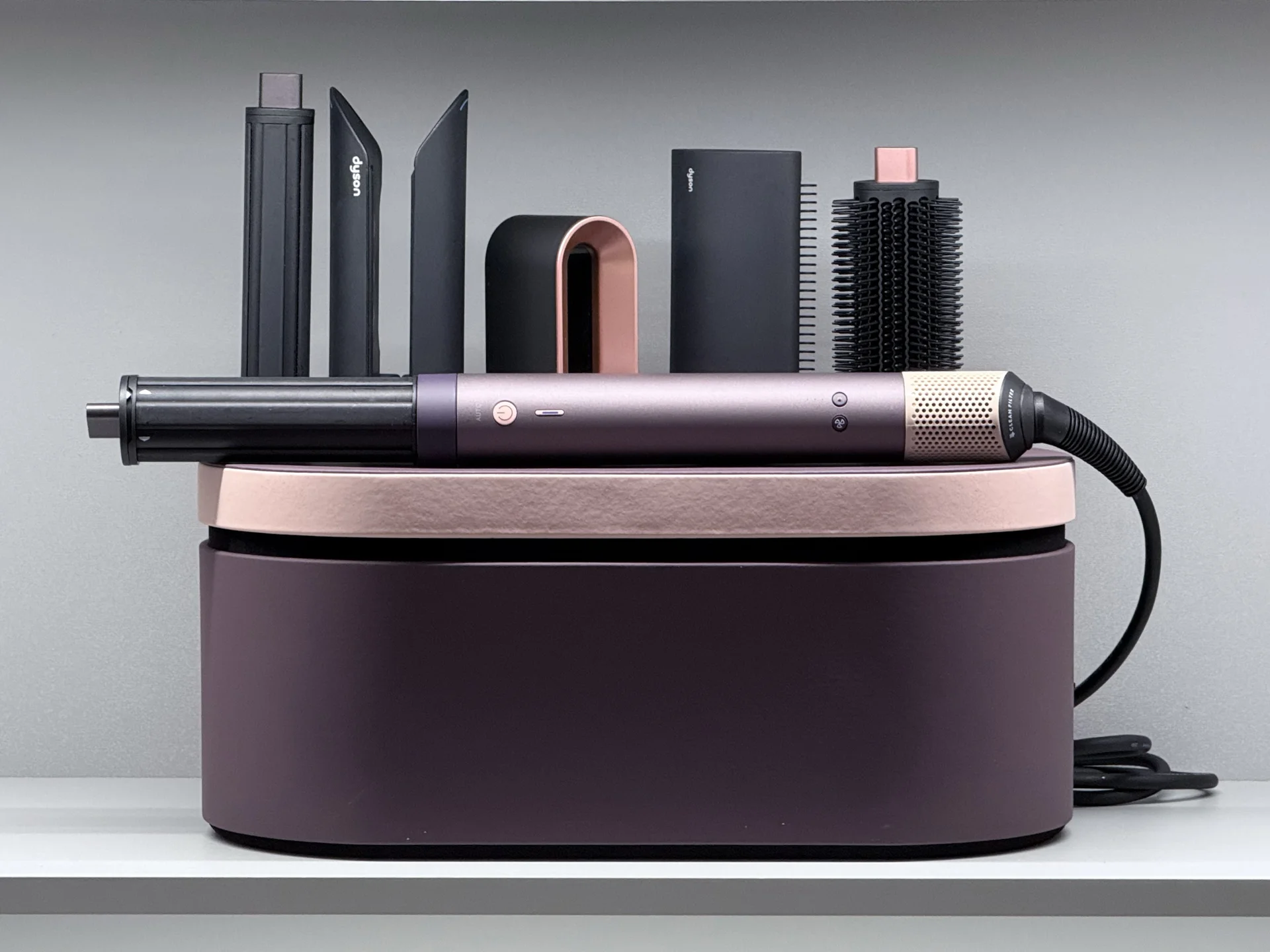 Стайлер Dyson HS09 Airwrap Co-anda 2x Jasper Plum - миниатюра 11