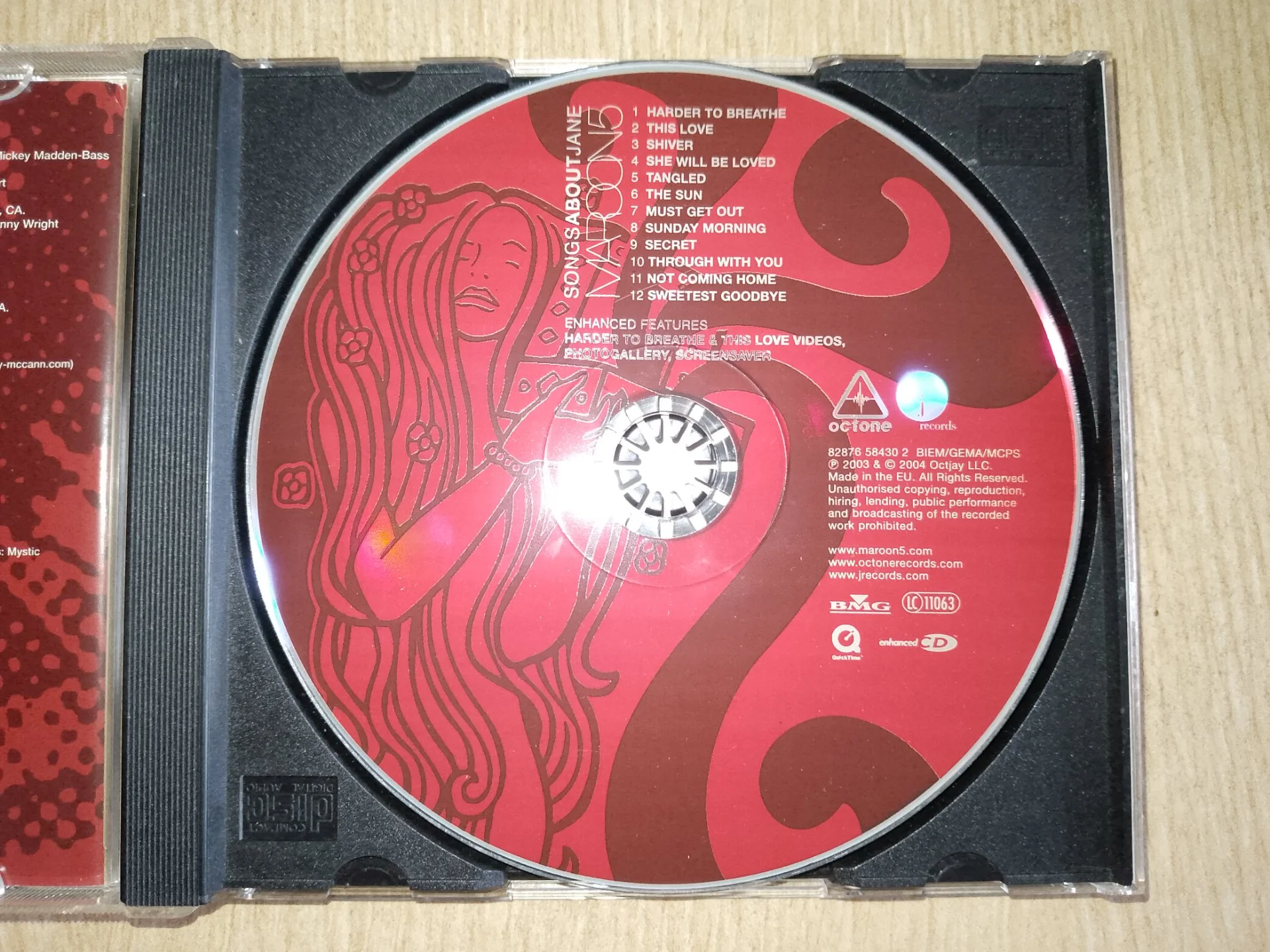 CD Maroon 5 - Songs About Jane - миниатюра 4