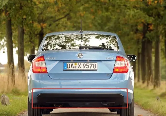 Skoda Rapid (12-17) - Юбка задняя - миниатюра 7