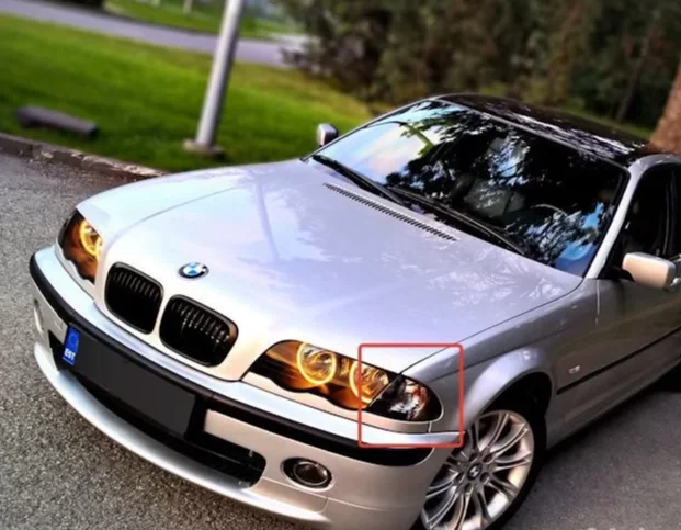 BMW E46 до 2001г. - Габарит черный новый - миниатюра 6
